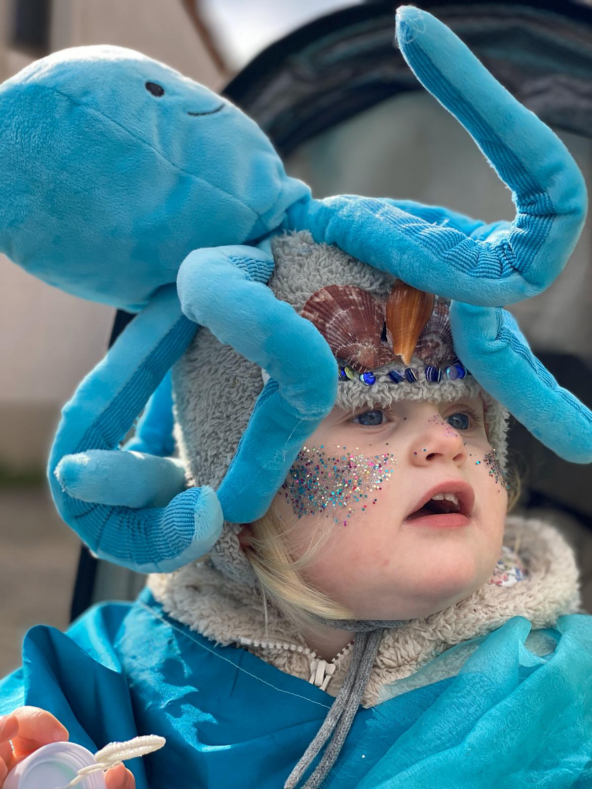 Blauer Octopus